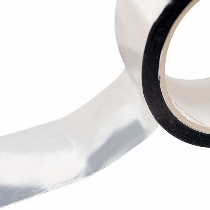 Banda Adeziva Aluminizata 50 mm x 50 m x 47 my-Benzi Adezive Aluminiu