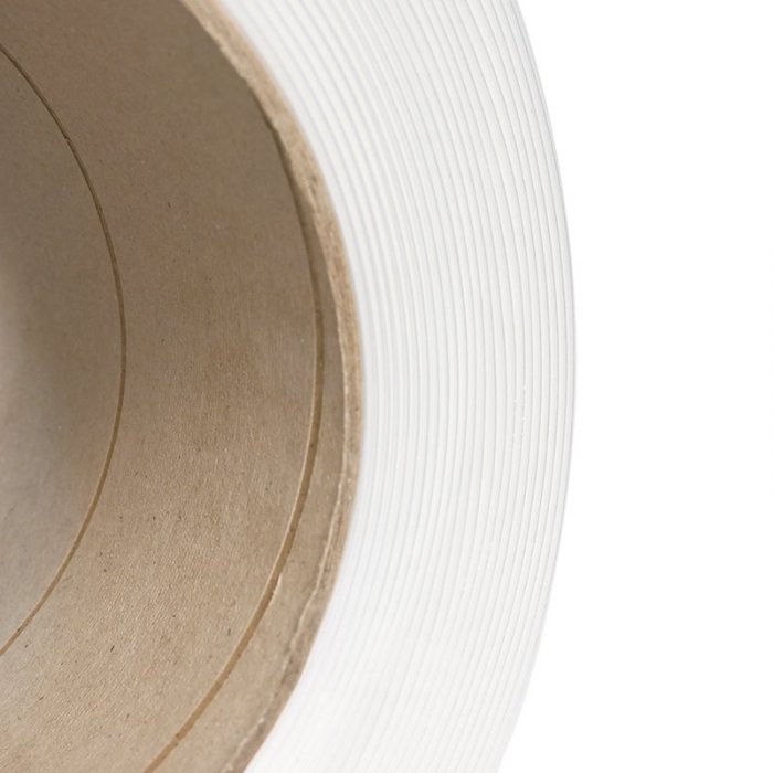 Banda PES Netesuta Compozit, Alb, 16 mm x 850 m, 450 kg, Tub 200 mm-Benzi Pentru Legare Si Paletizare