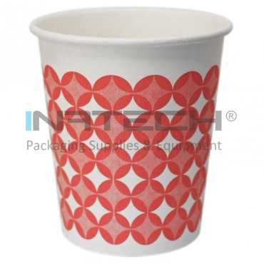 Pahar Carton 8 oz Pentru Bauturi Calde, Imprimare Stea, 50 buc/set