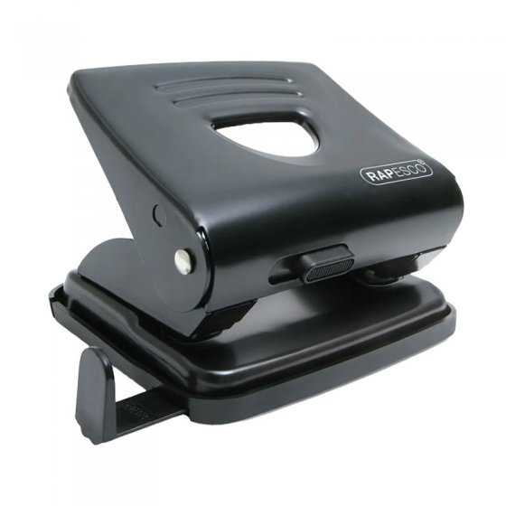 Perforator metalic Rapesco, 25 coli, negru