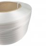Banda PES Netesuta Compozit, Alb, 19 mm x 650 m, 600 kg, Tub 200 mm-Benzi Pentru Legare Si Paletizare