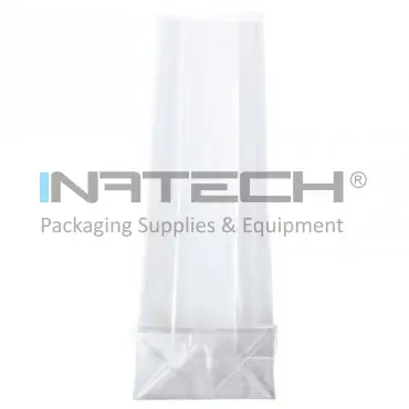 Pungi Cu Pliu De Fund : Buc / Pachet - 1000, Culoare - Transparent, Grosime my - 35, Inaltime mm - 220, Latime mm - 100