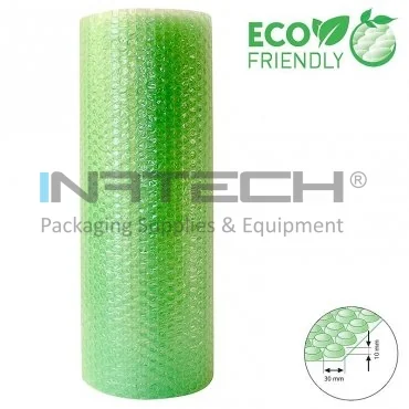 Folie Cu Bule Mari Eco Friendly Latime 400 mm, Lungime 50 m, Grosime 120 my, Culoare Verde
