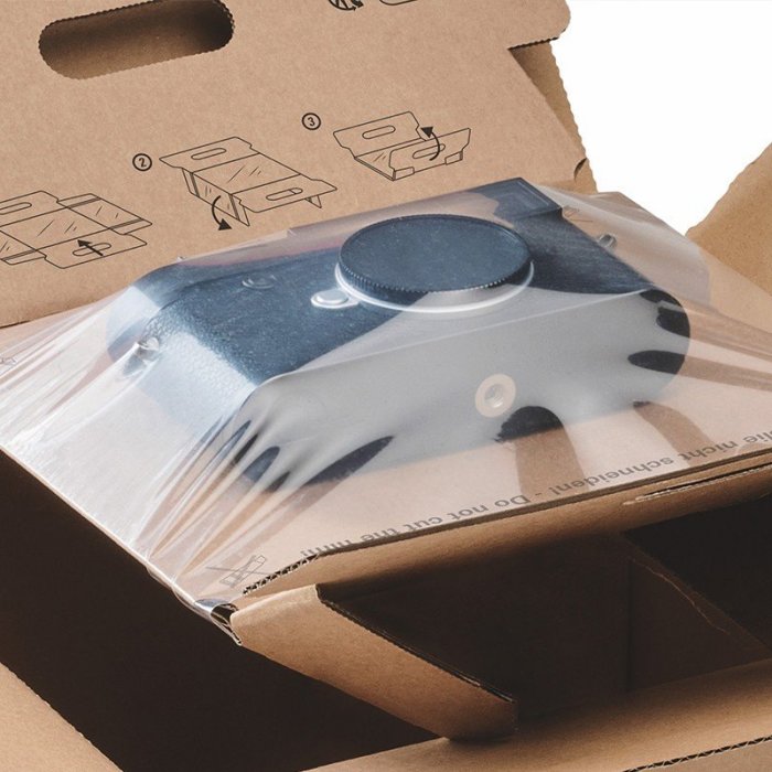 Folie Flexibila De Retentie FixTray Pentru Electronice-Cutii Carton Cu Folie De Retentie