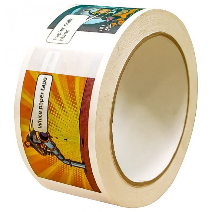 Banda Personalizata Hartie Lungime 50 m, Adeziv Hot Melt, Numar Culori 2 Culori, Latime 48 mm, Tip Imprimare Pe Suprafata, Cu...