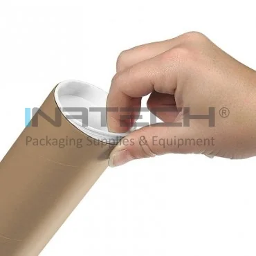 Capace Tub Carton Diametru 120 mm, Material Plastic, Culoare Alb, Buc / Pachet 600