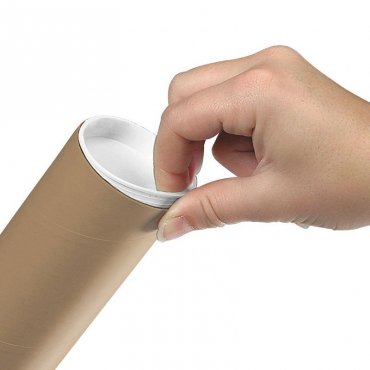 Capace Tub Carton Diametru 35 mm, Material Plastic, Culoare Alb, Buc / Pachet 5000