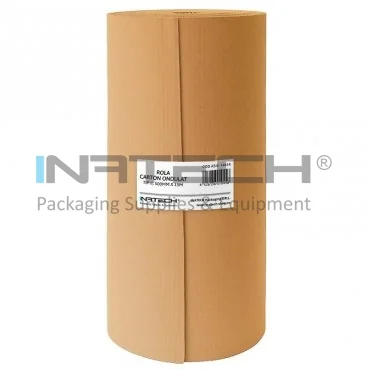 Rola Carton Ondulat Tip II (CO2) Lungime 15 m, Latime 500 mm, Culoare Natur, Tip Carton CO2, Metri Patrati / Rola 7.5