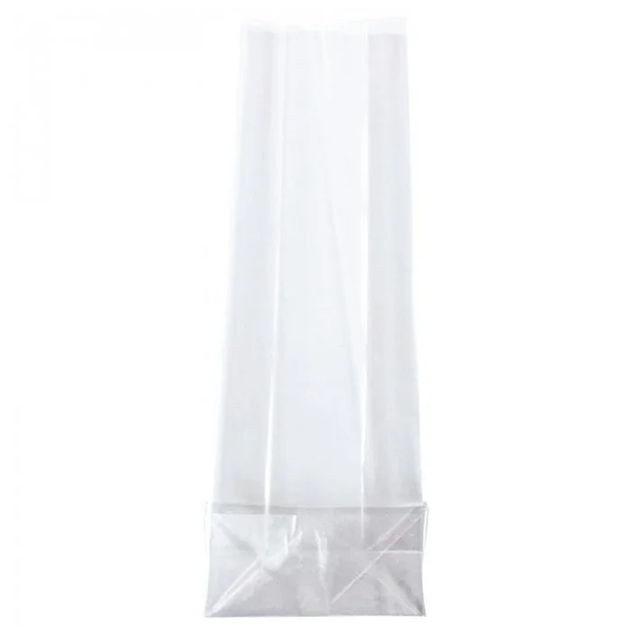 Pungi Cu Pliu De Fund Latime 100 mm, Inaltime 220 mm, Grosime 35 my, Culoare Transparent, Buc / Pachet 1000-Pungi Saci Si Rec...