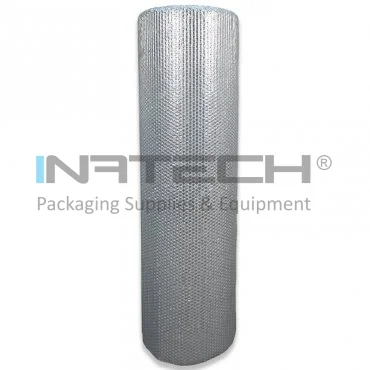 Folie Cu Bule Mici Aluminizata Latime 1200 mm, Lungime 34 m, Straturi 3, Grosime 80 my, Culoare Argintiu